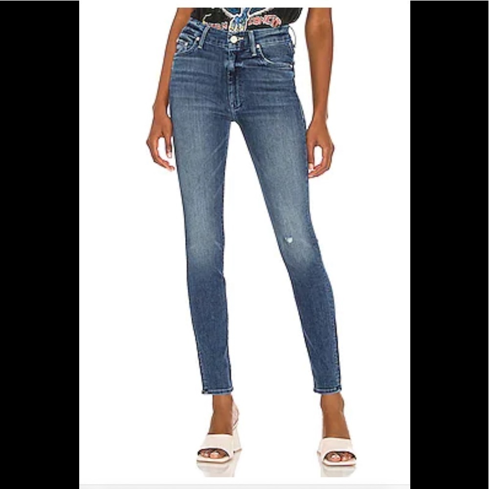 NWT MOTHER High Waisted Looker Getalongs size 25